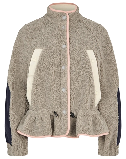 Stine Goya - Dropped Shoulder Gathered Jacket - Flint Gray